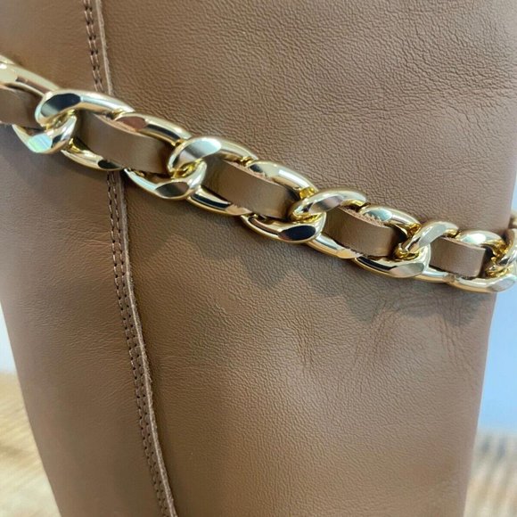 ALOHAS Brown Leather Sole Pier Tall Boots with Chain size 38 and 40 available - Picture 13 of 14